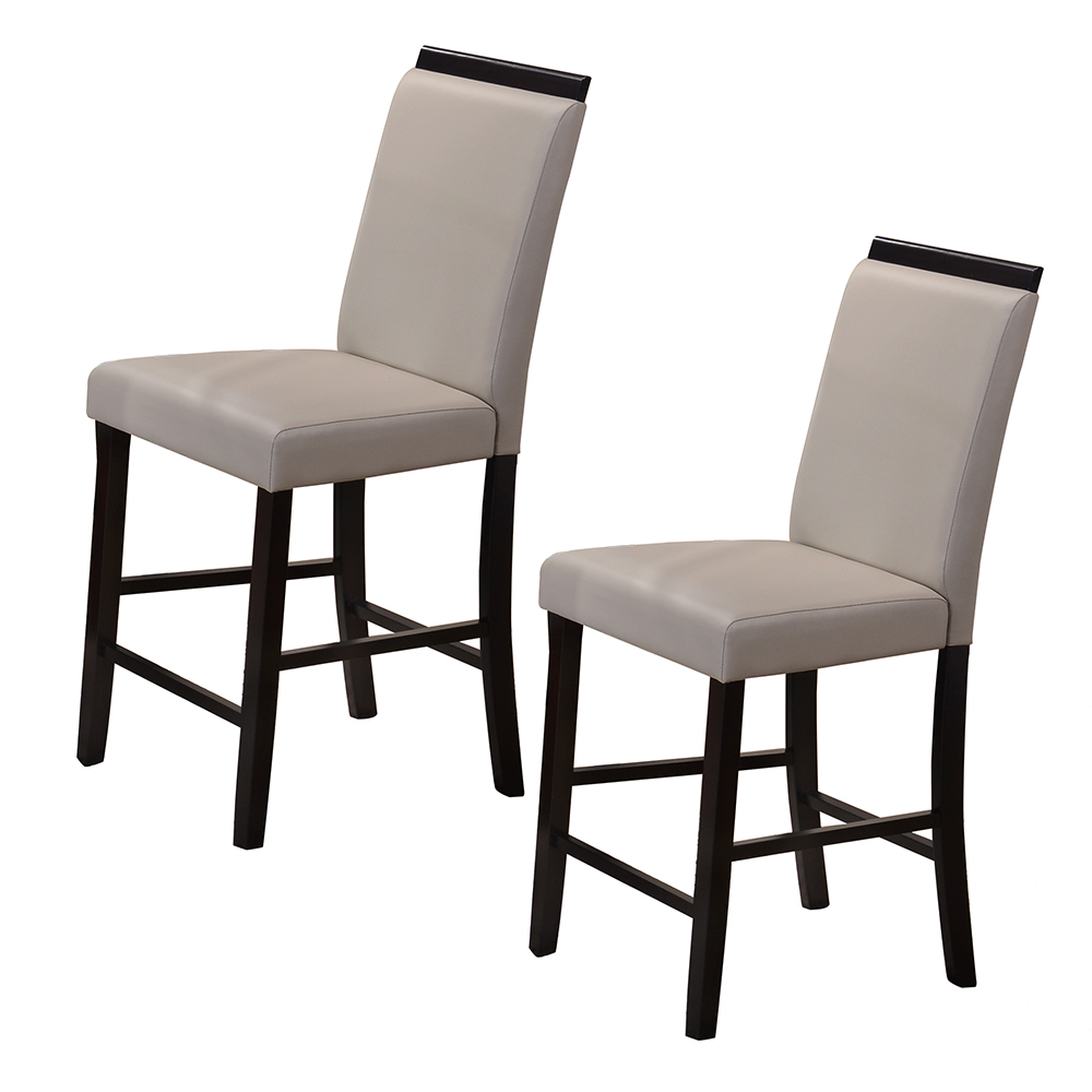 Arecibo Counter Height Parson Chair (Grey) - Set of 2