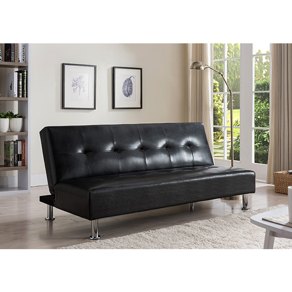Marion Leather Futon Sofa