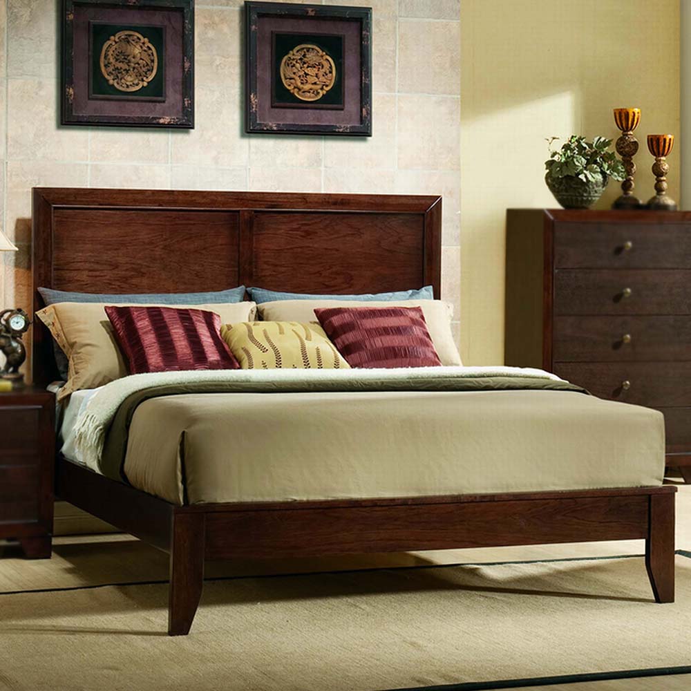 Berdann Wood Panel Bed (Queen) – TAF Furniture
