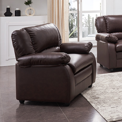Abanda Leather Chair (Brown)