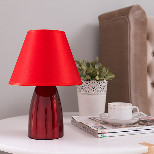 Nesfield Metal Table Lamp (Red)