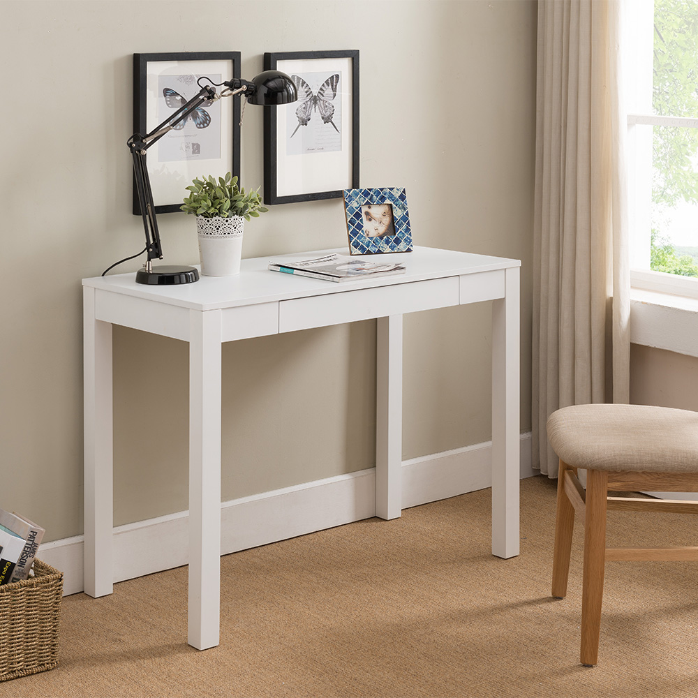 Delton Wood Desk (White)