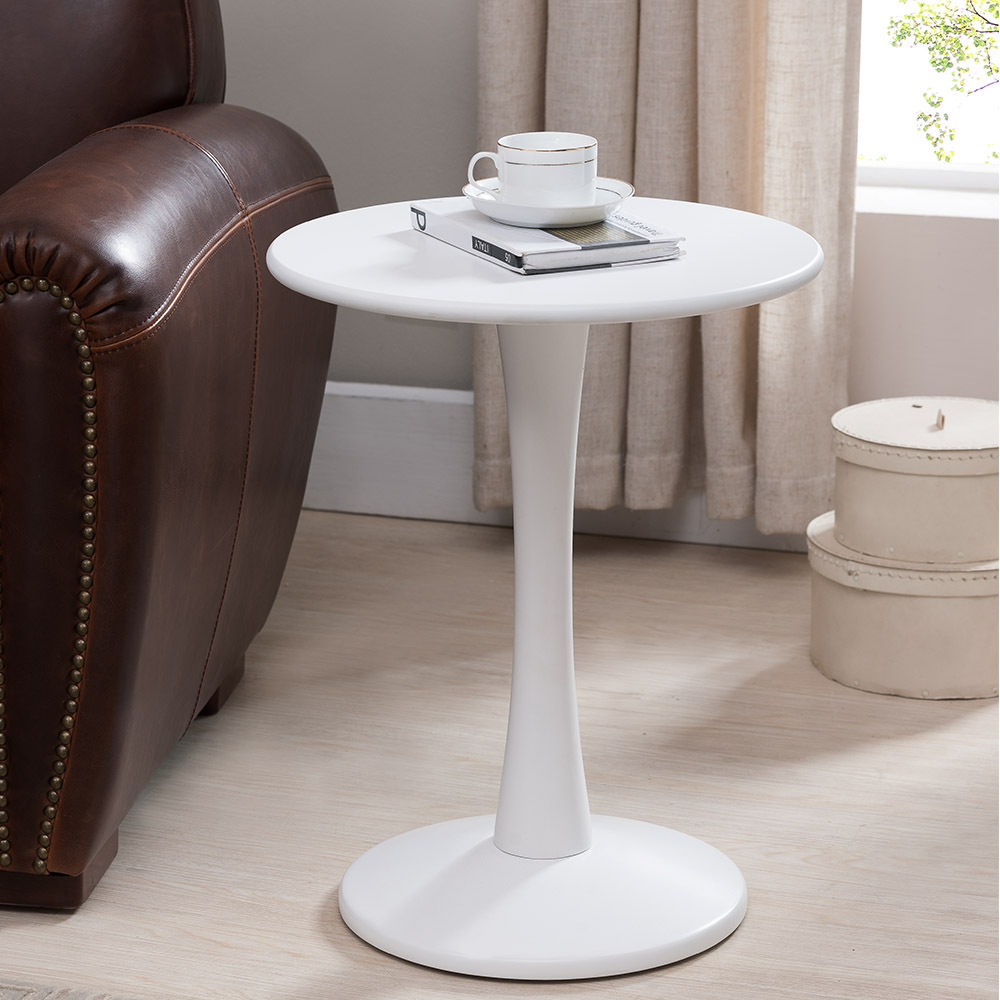 Aldor Plant Stand/Side Table (White)