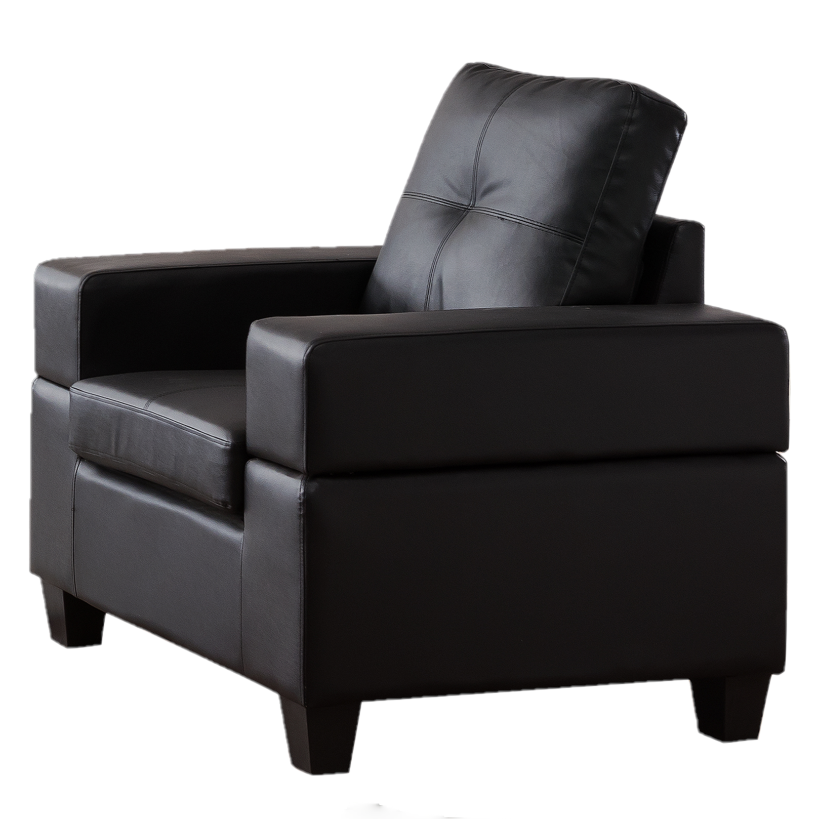 Dulmer Vinyl Chair (Black)