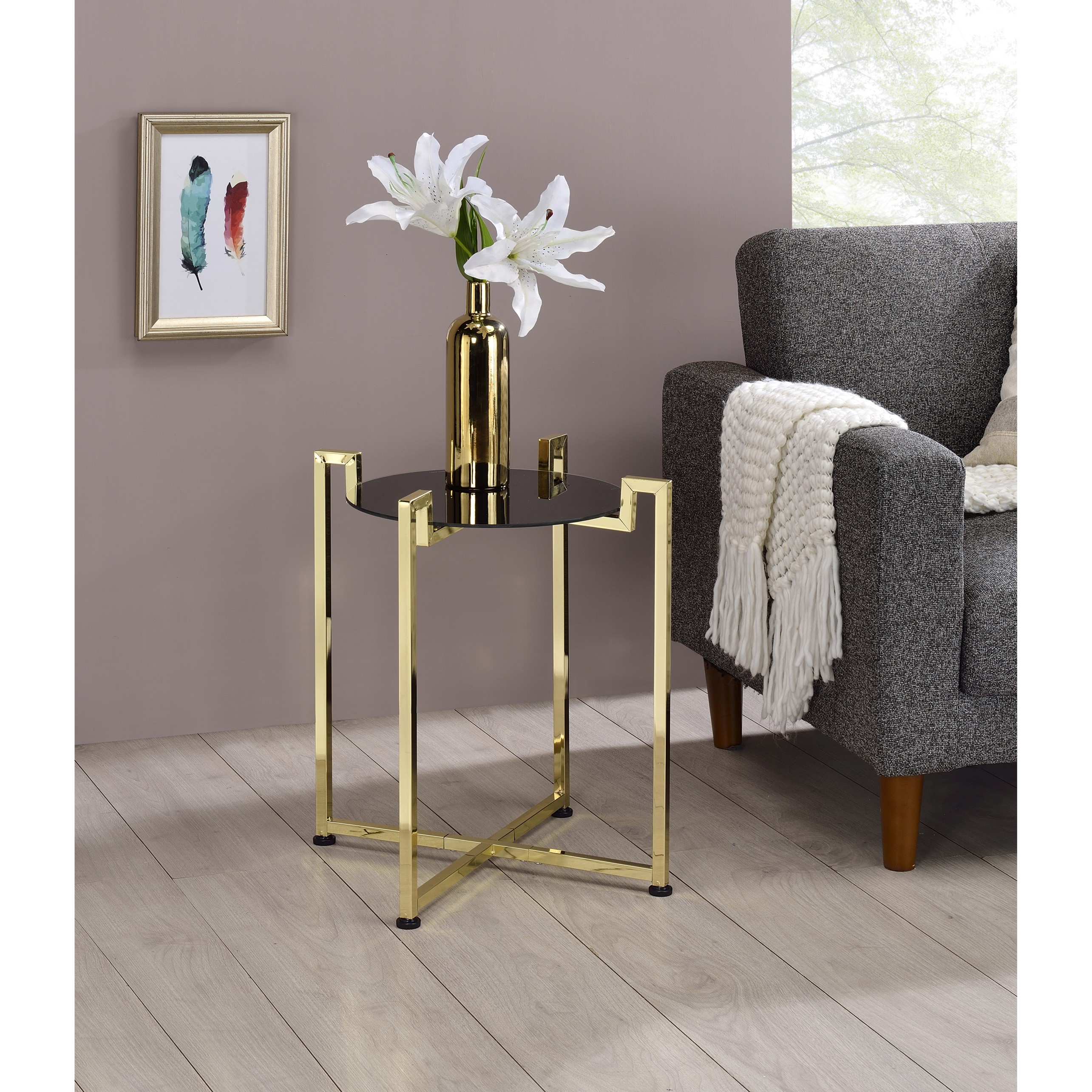 Torbla Side Table (Brass)