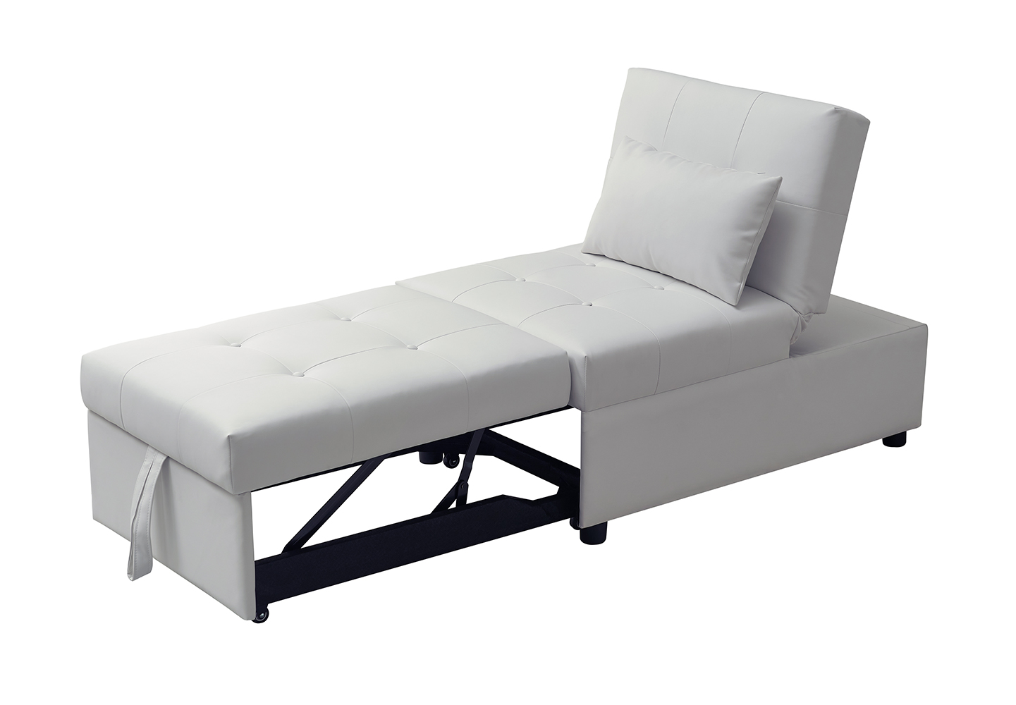 Convertible Ottoman Bed (White) TAF Furniture