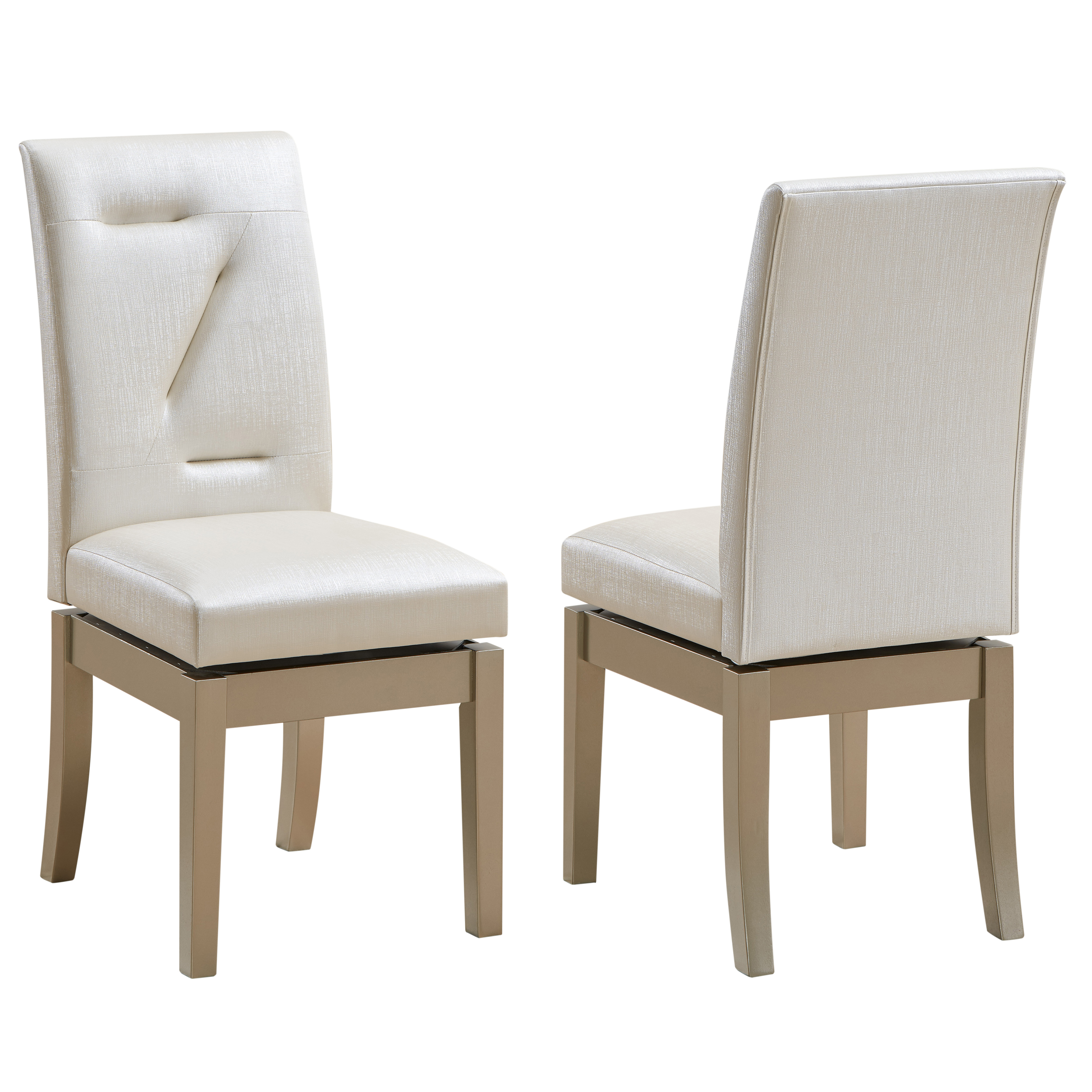 Renee Swivel Dining Chairs - Set of 2
