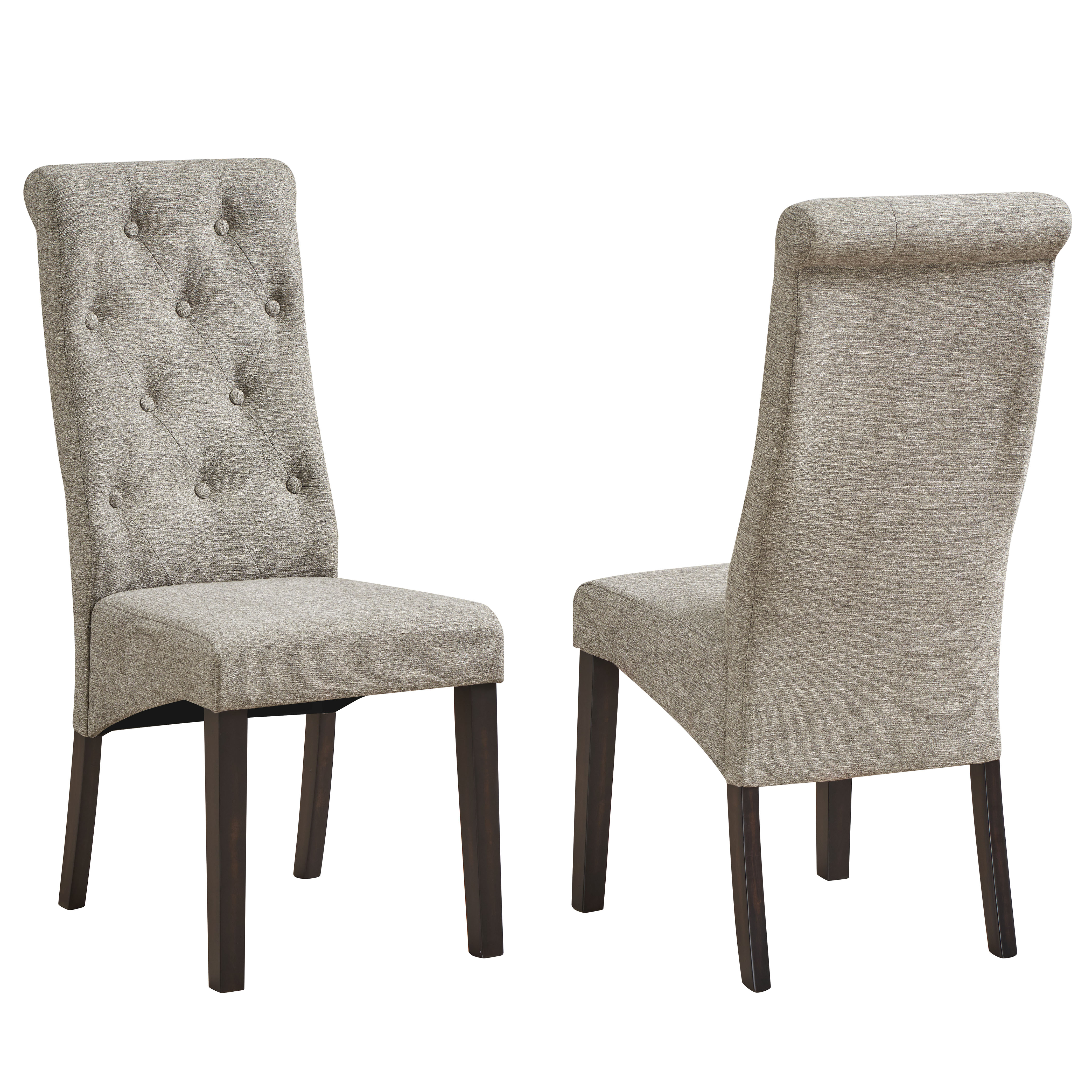 Reno Dining Chairs (Light Gray) - Set of 2