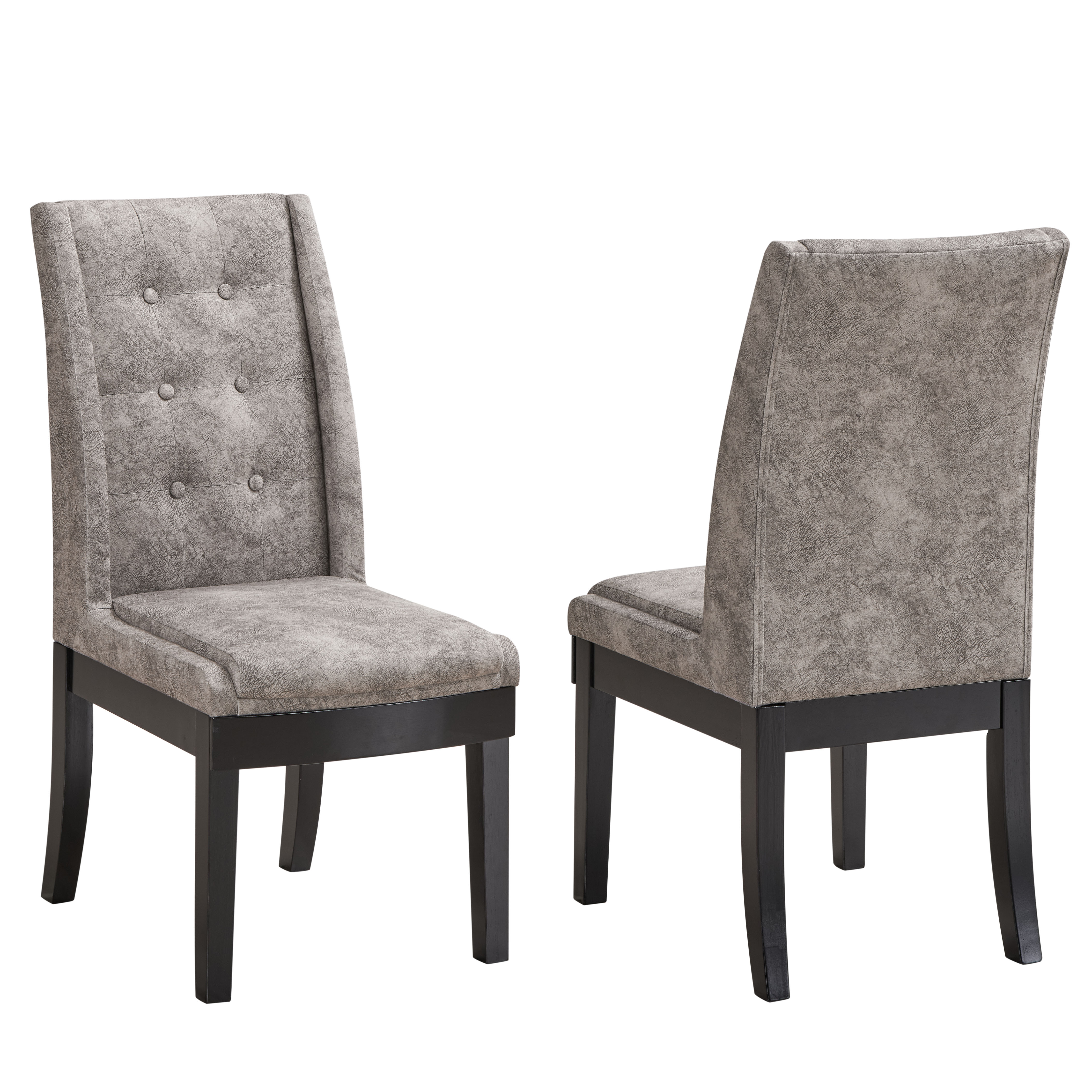 Bierce Dining Chairs (Gray) - Set of 2