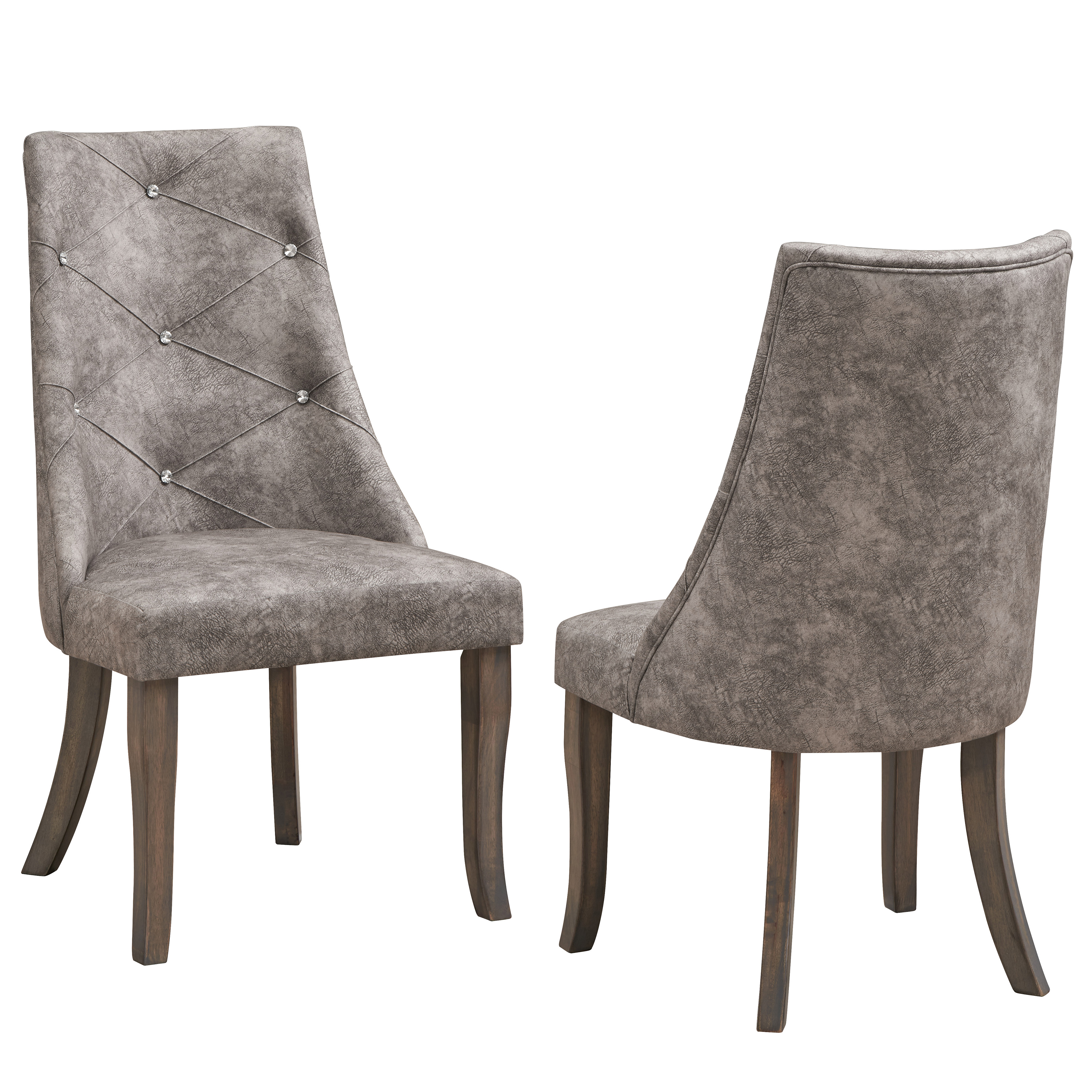 Skylar Dining Chairs (Gray) - Set of 2