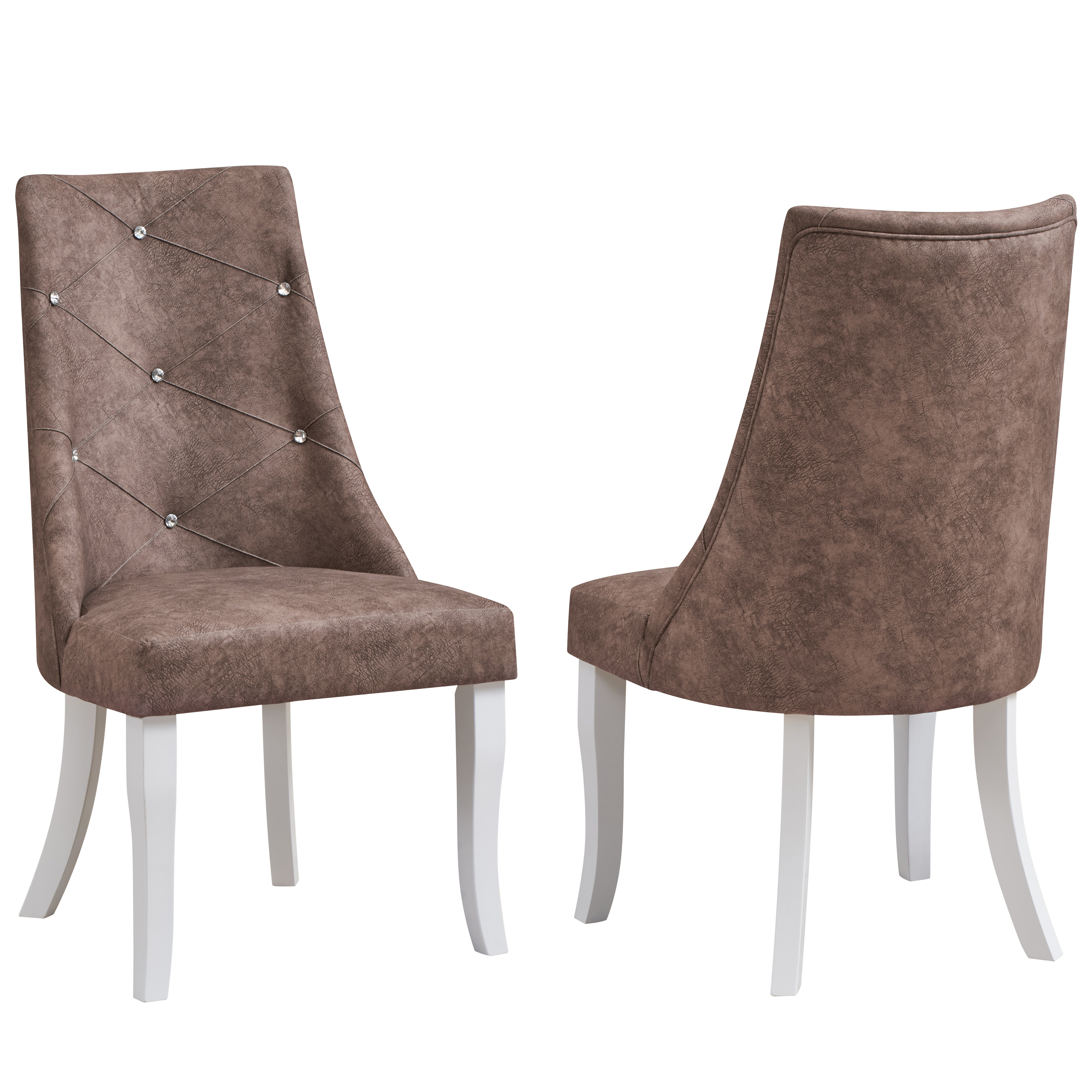 Skyrah Dining Chairs (Dark Brown) - Set of 2