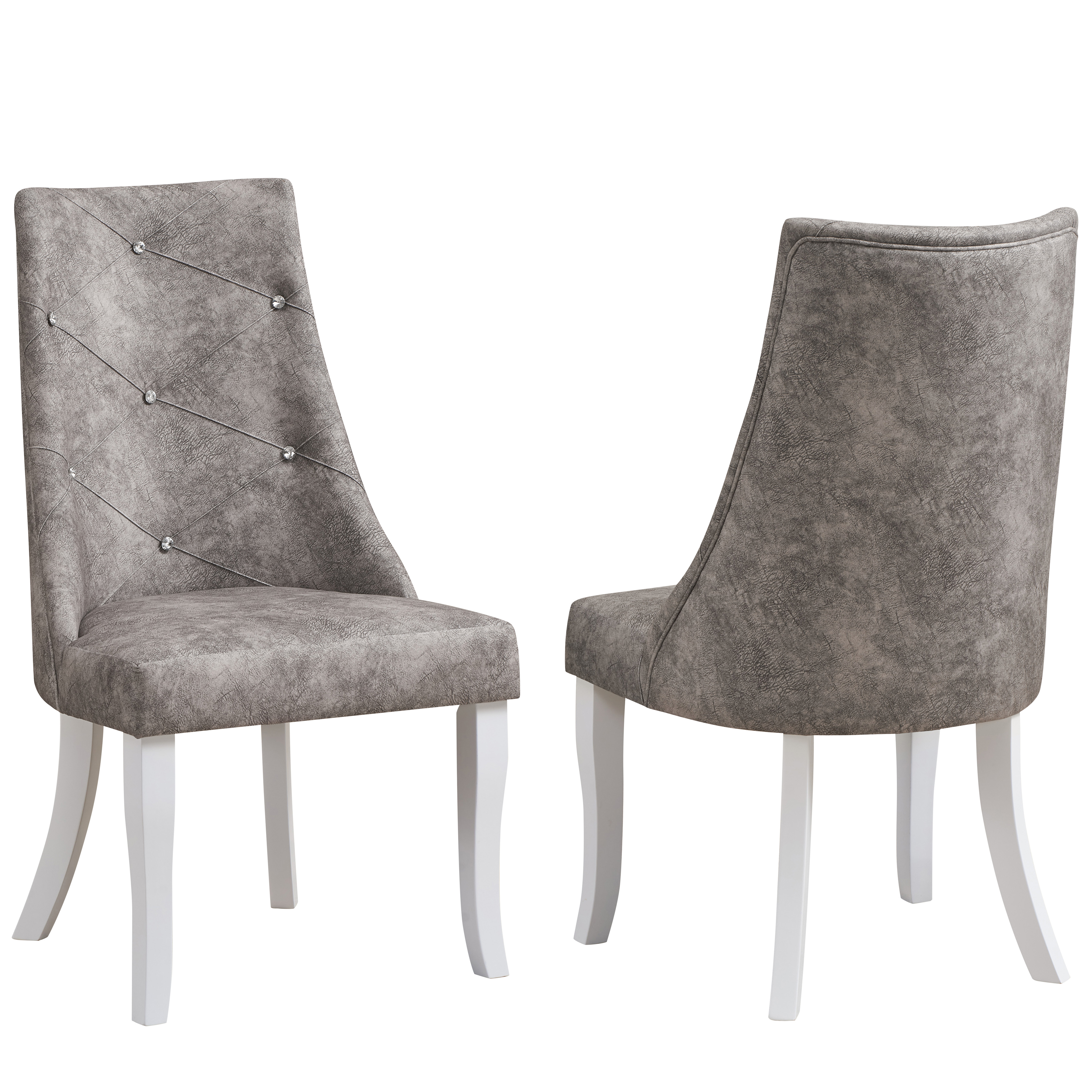 Skyrah Dining Chairs (Gray) - Set of 2