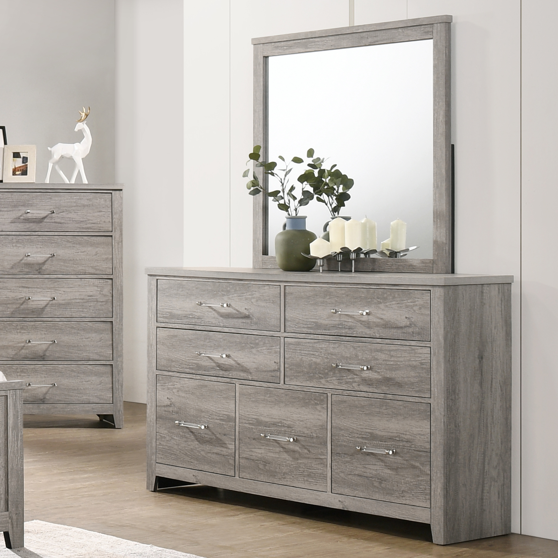 Harmony Wood Dresser/Mirror