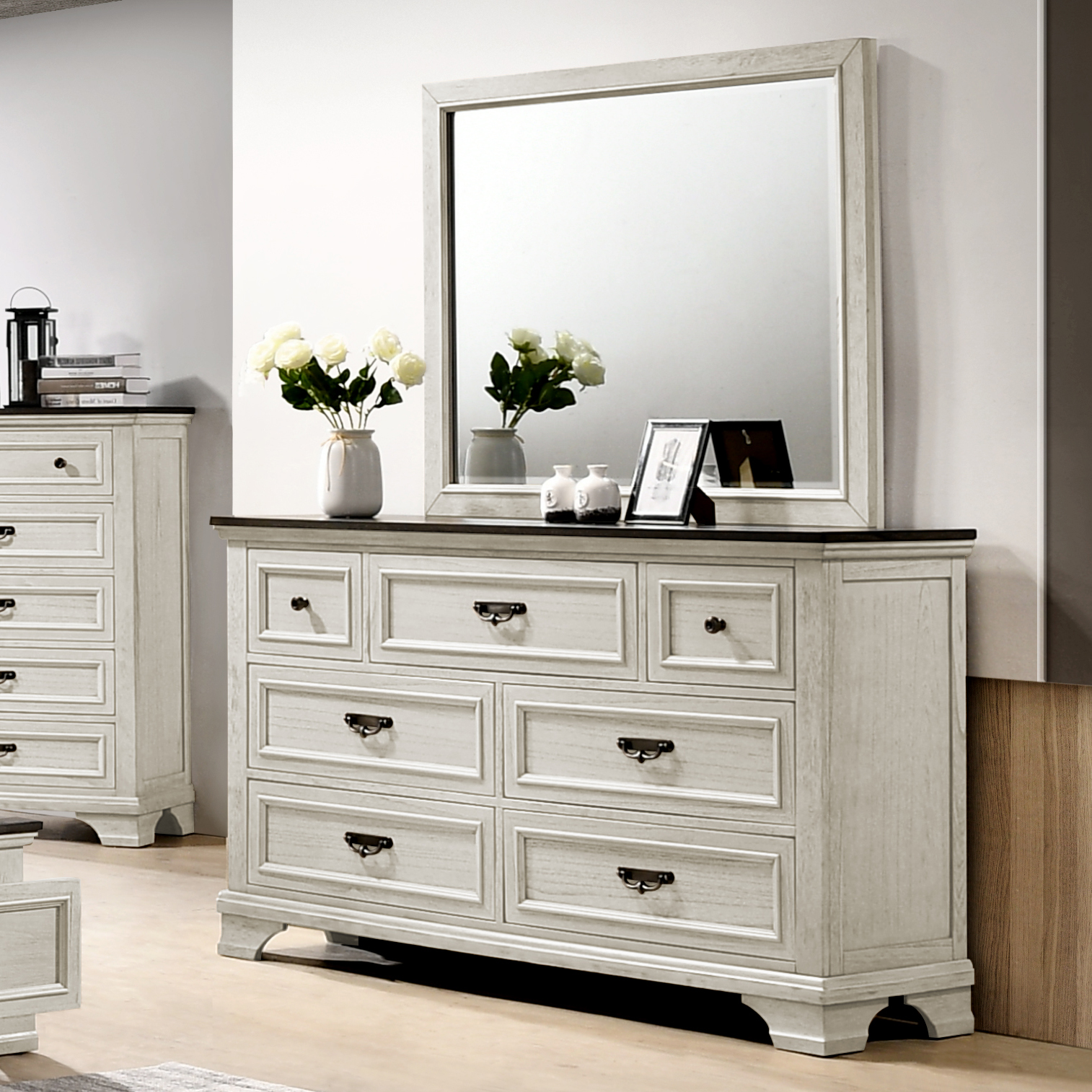 Pemberton Wood Dresser/Mirror