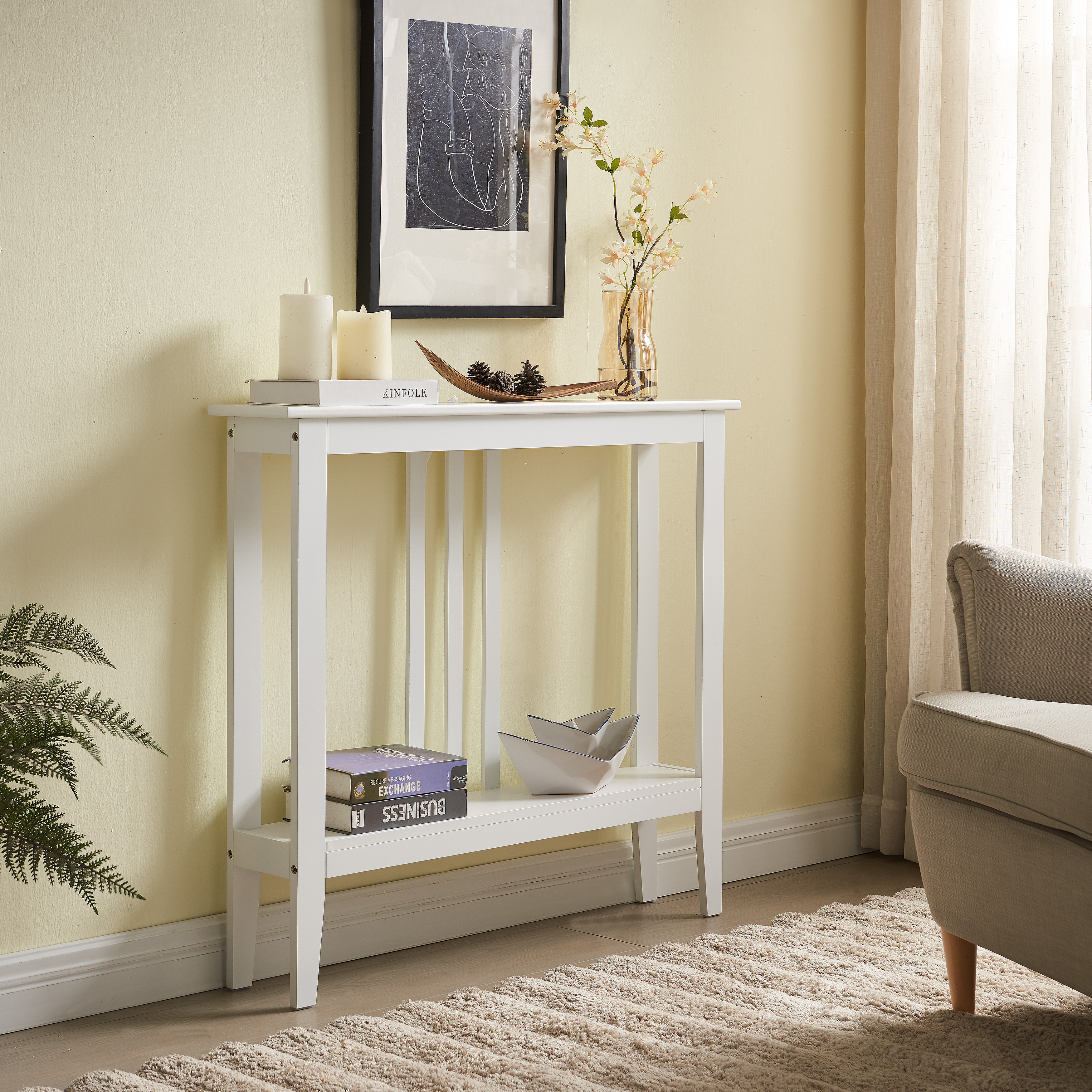 Balfour Console Table (White)