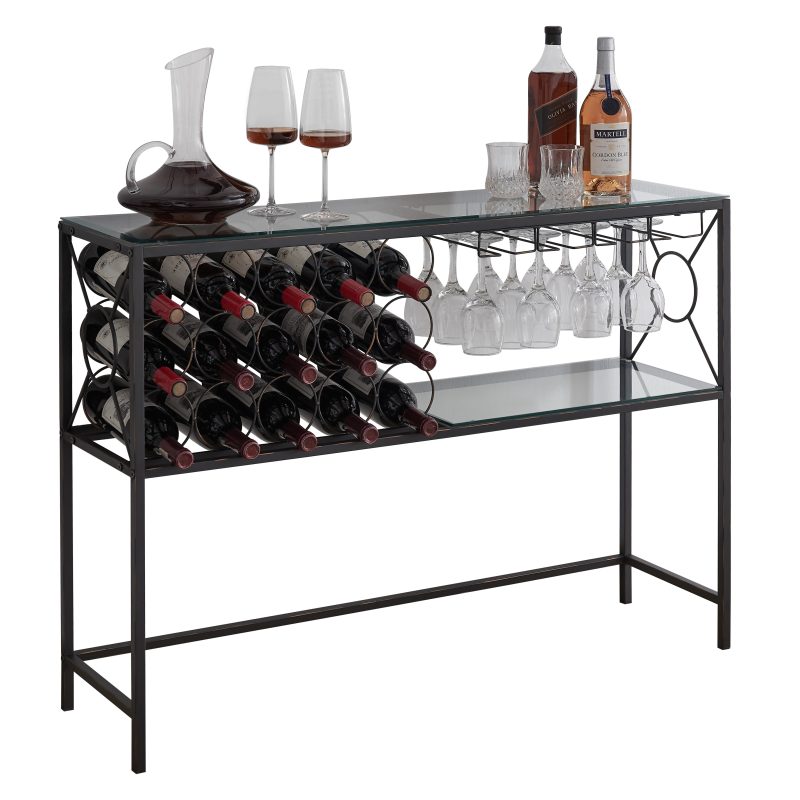 Andrieu Console Table/Wine Rack TAF Furniture