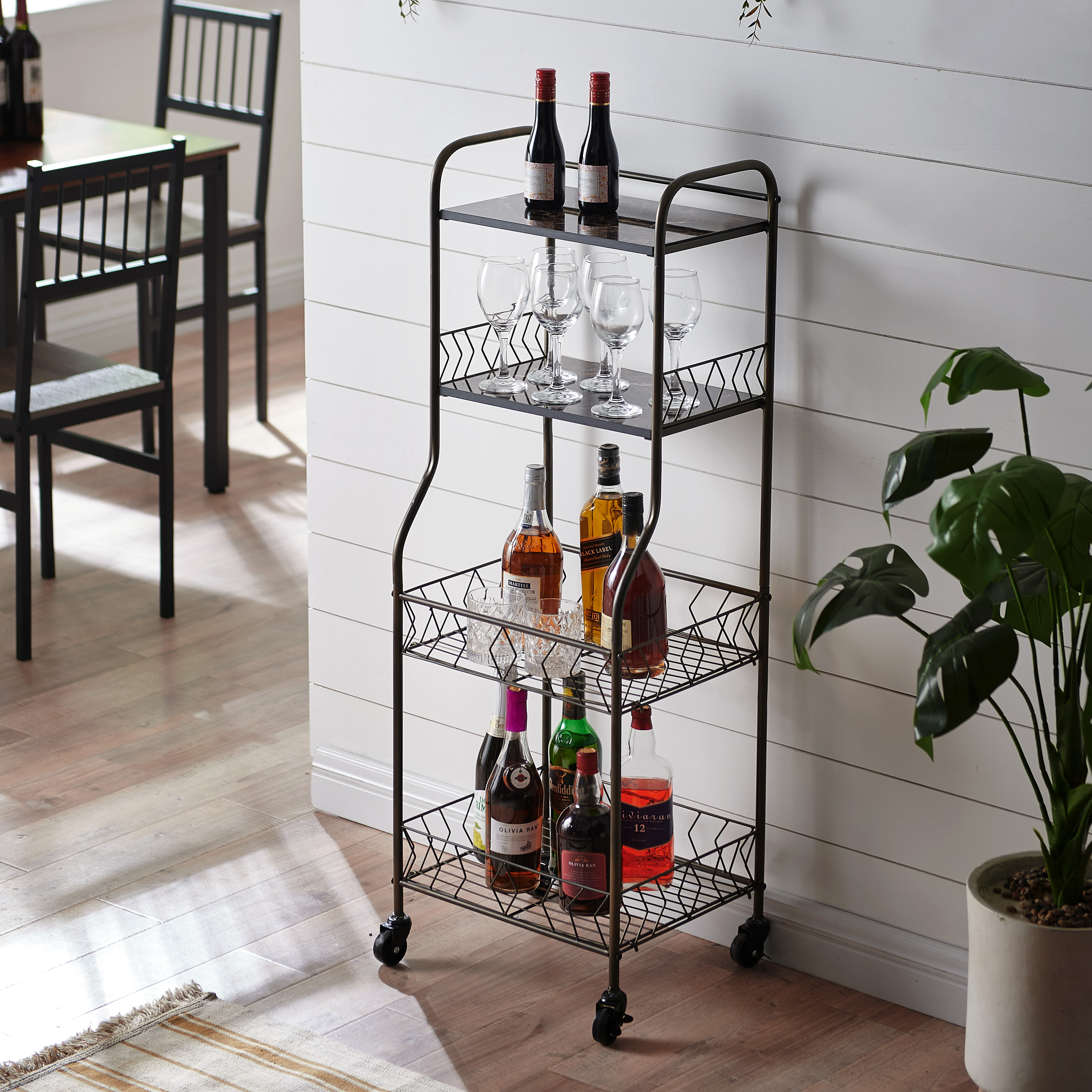 Lexi Serving Cart (Black)