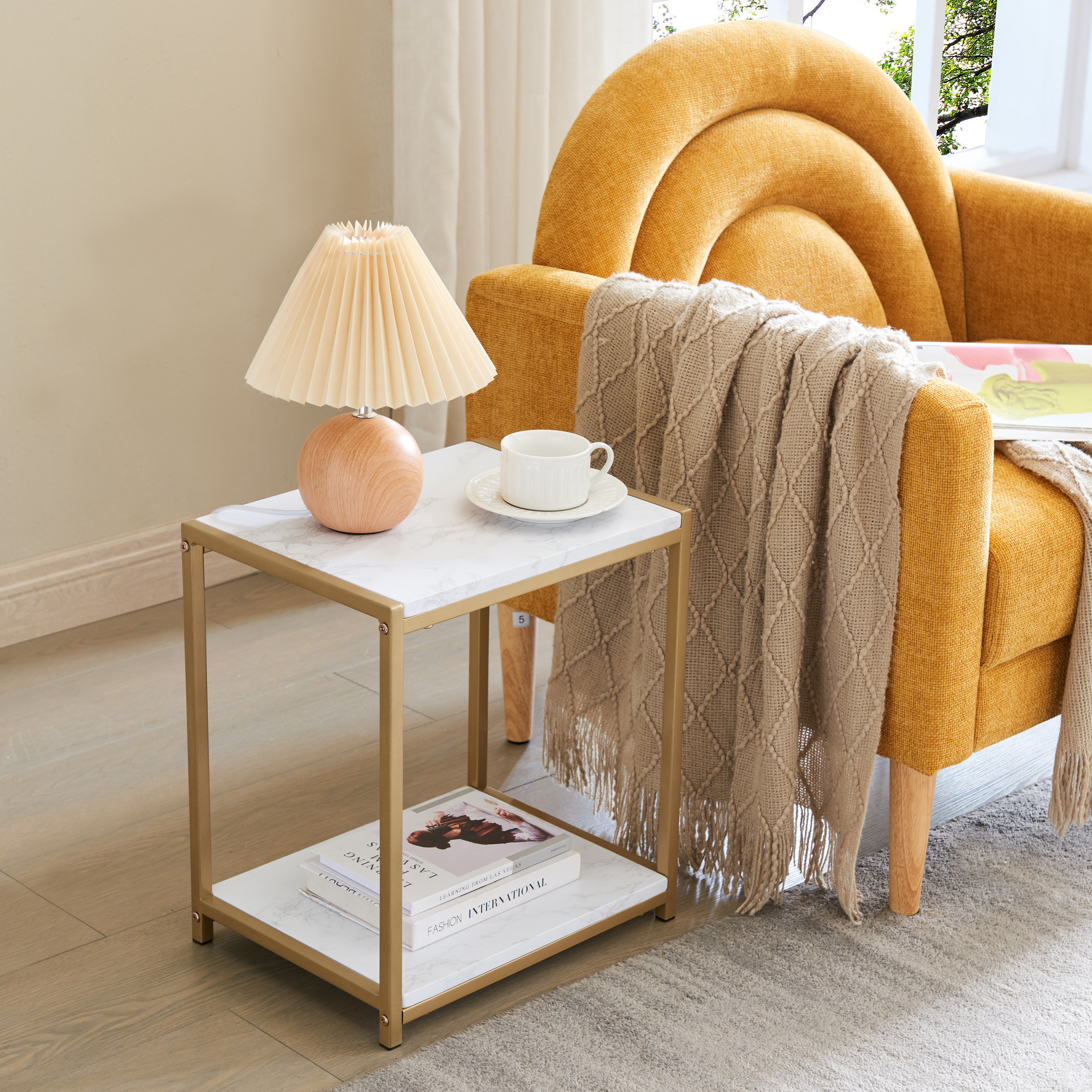 Lily Side Table - SM (White)