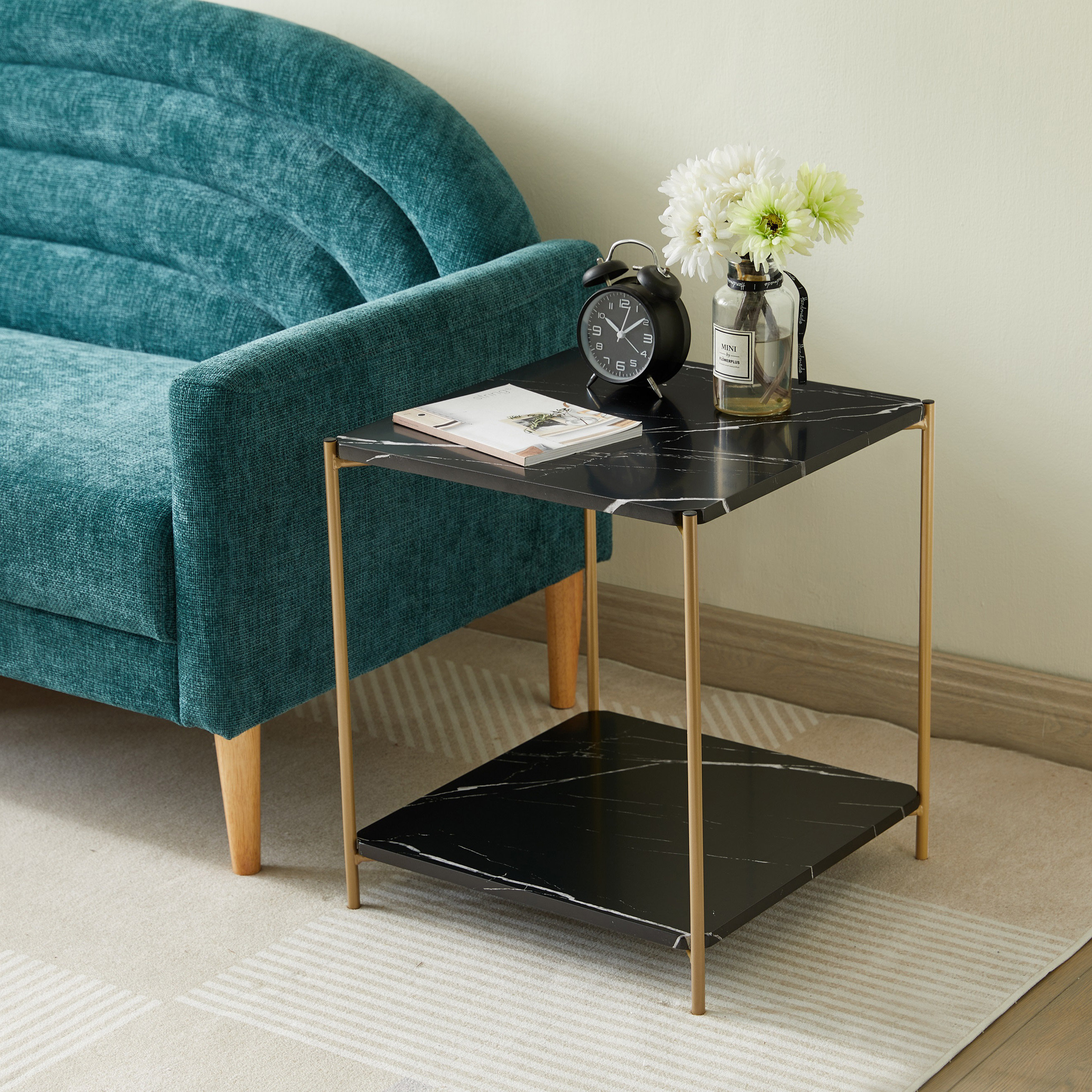 Lily Side Table - LG (Black)