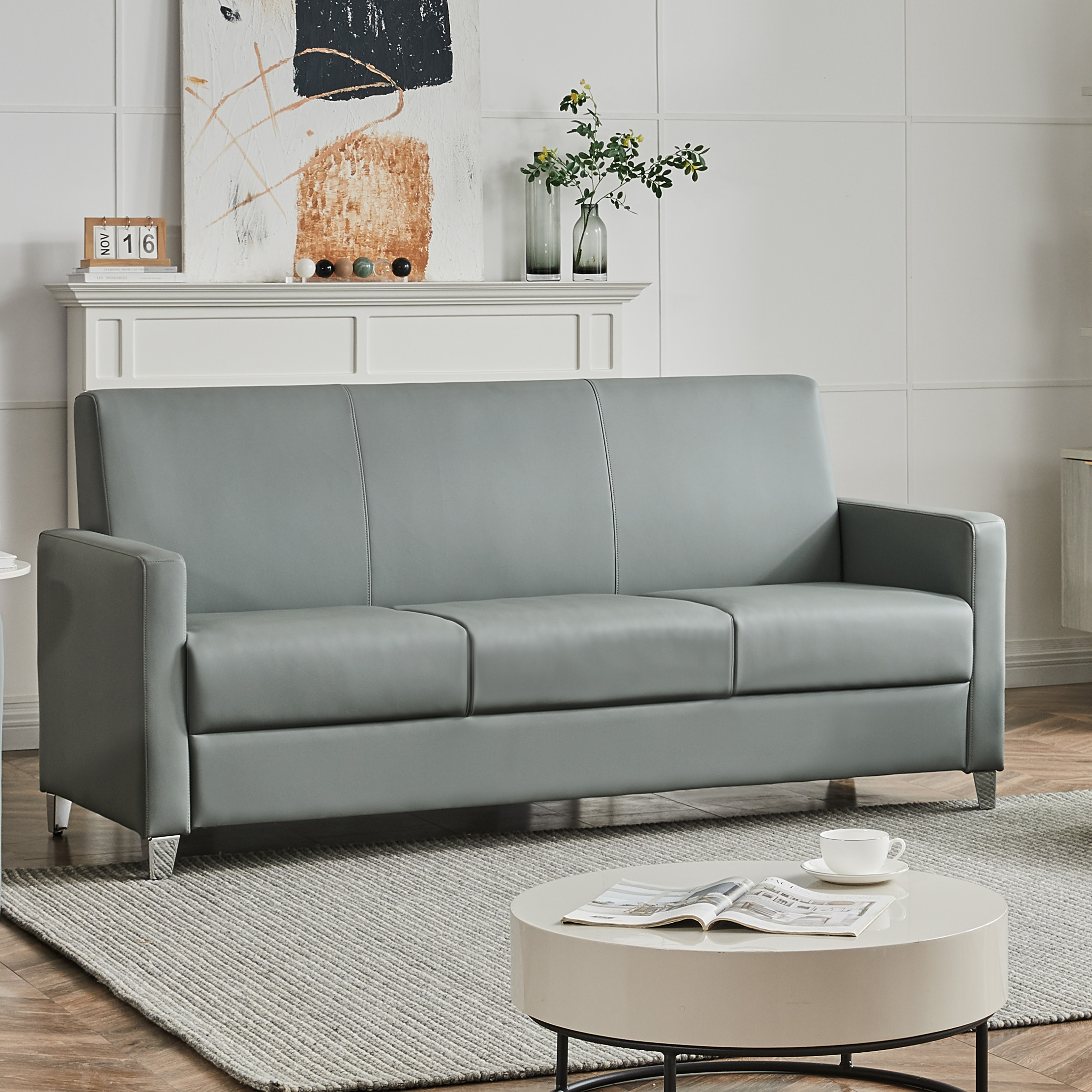 Moore Vinyl Sofa