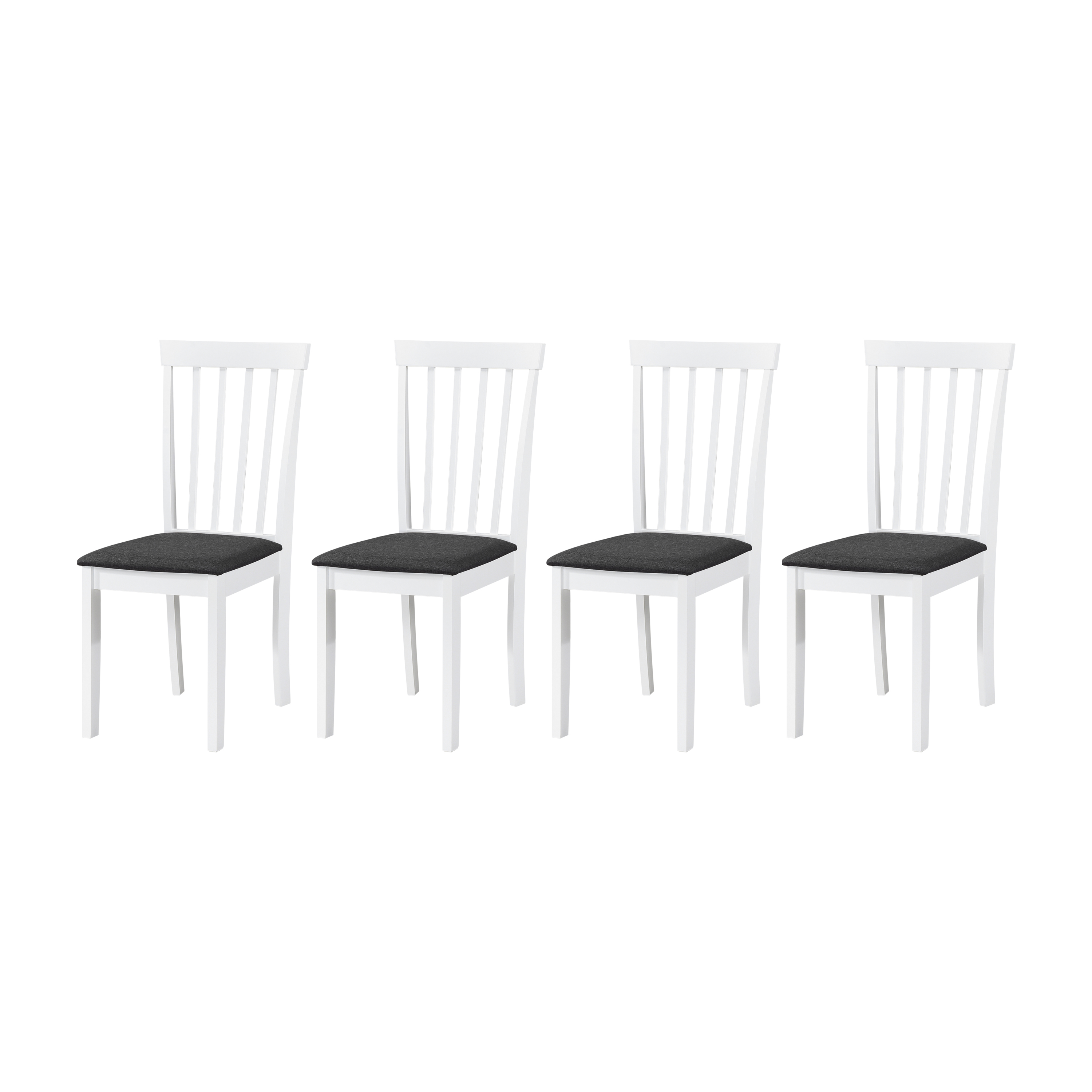 Houston Wood Chairs (White) - Set of 4