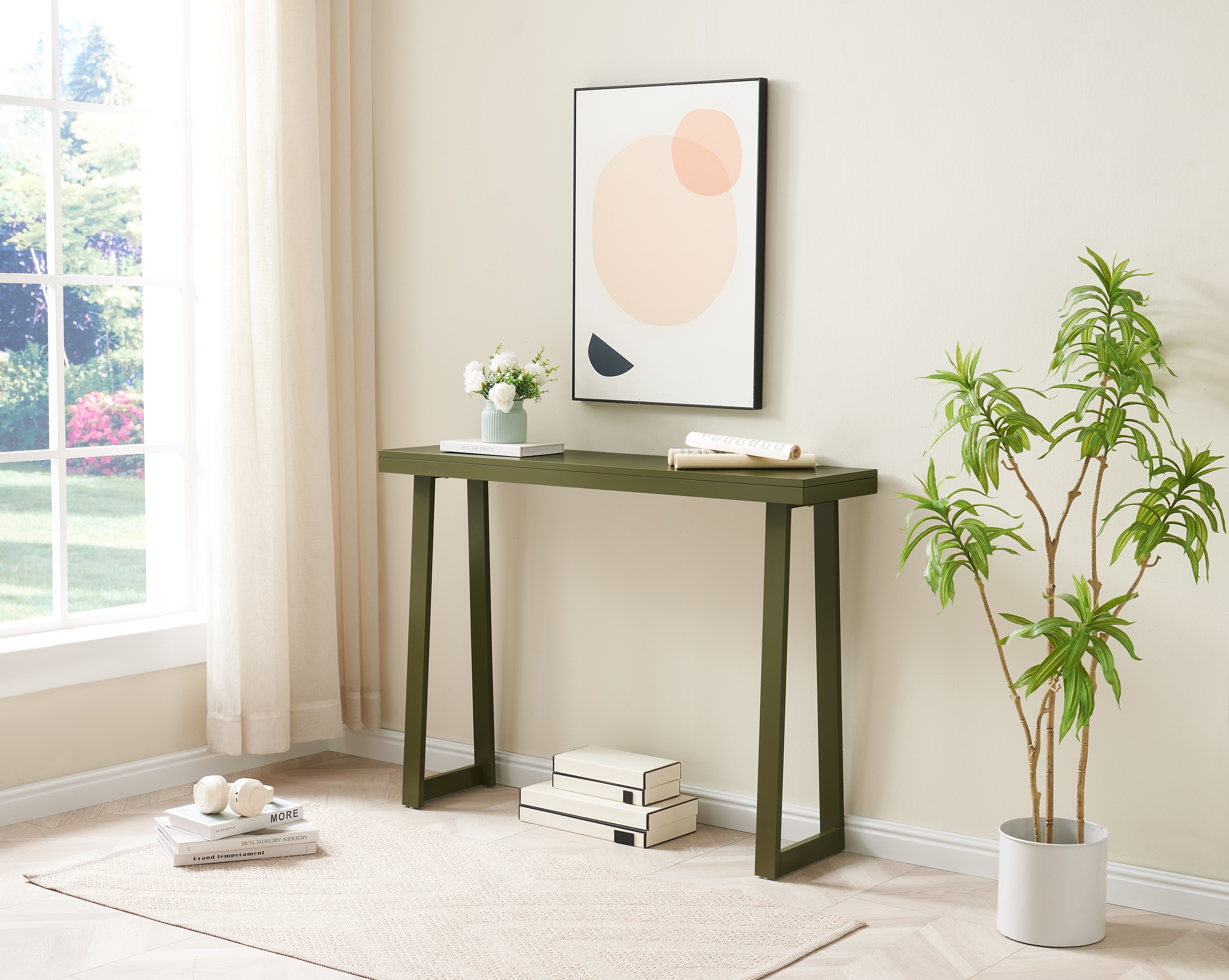 Claude Console Table (Avocado)