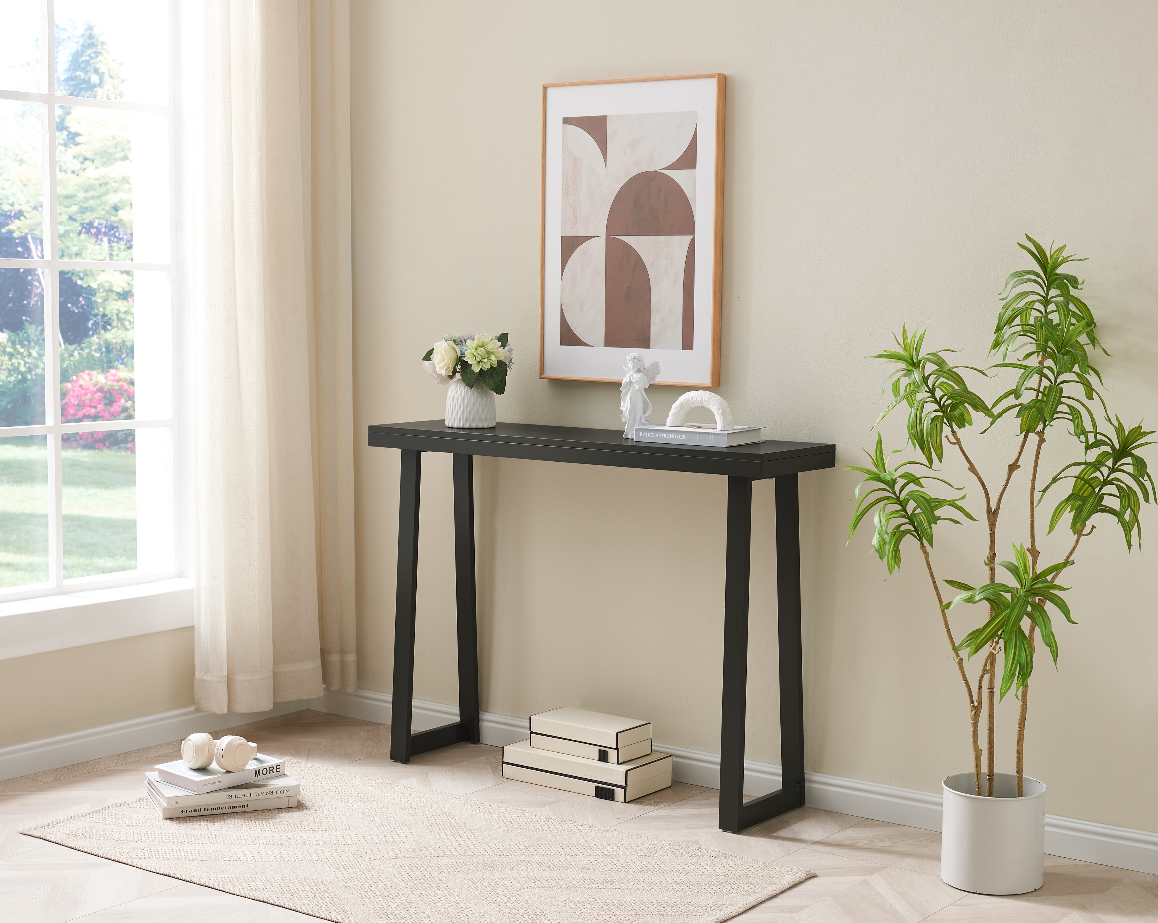 Claude Console Table (Caviar)