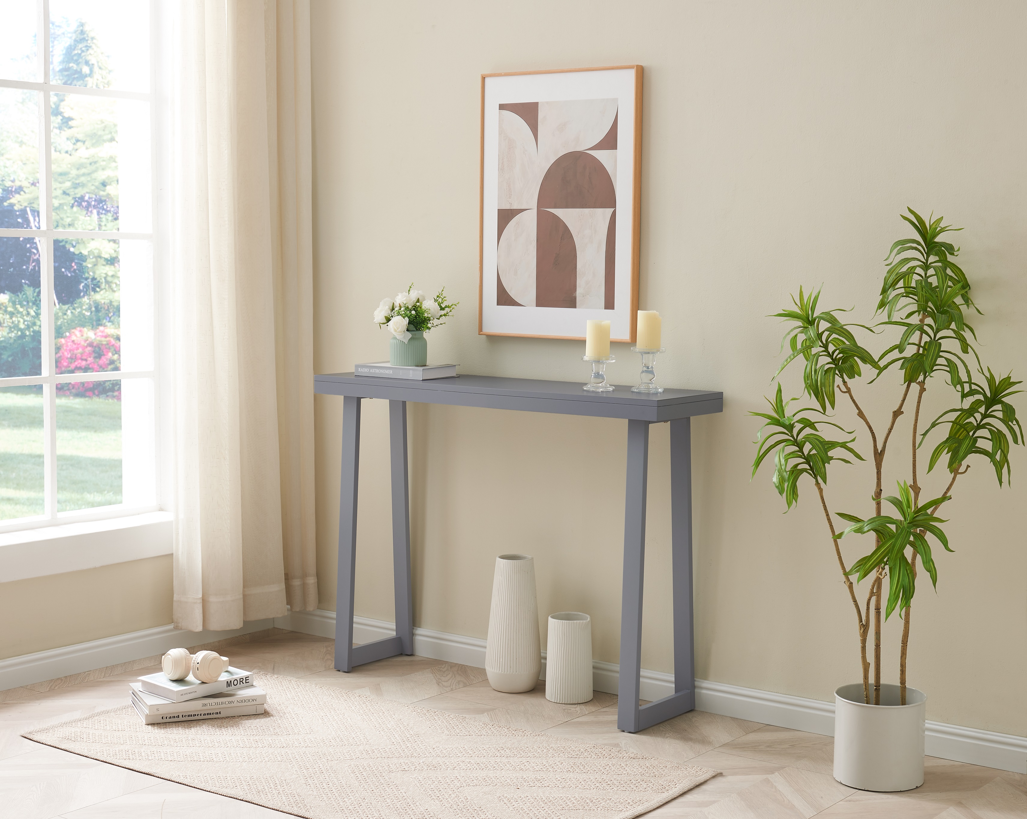 Claude Console Table (Grey)