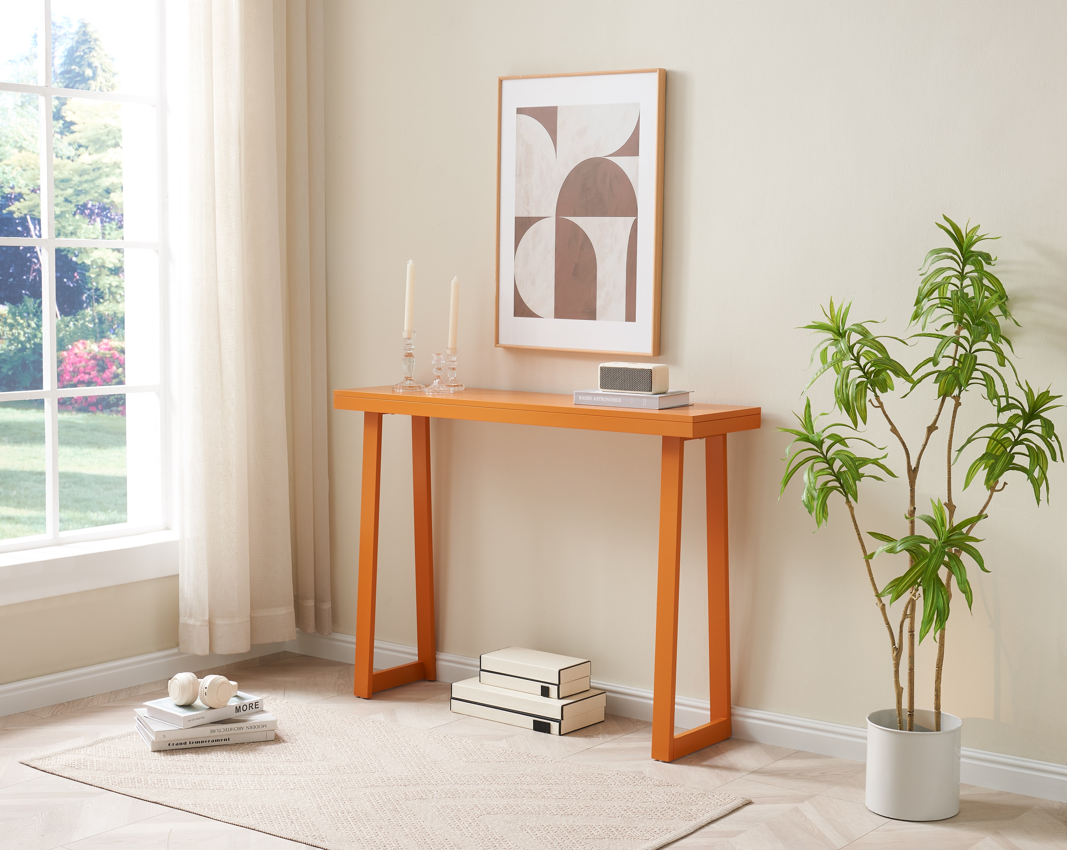 Claude Console Table (Honey Ginger)