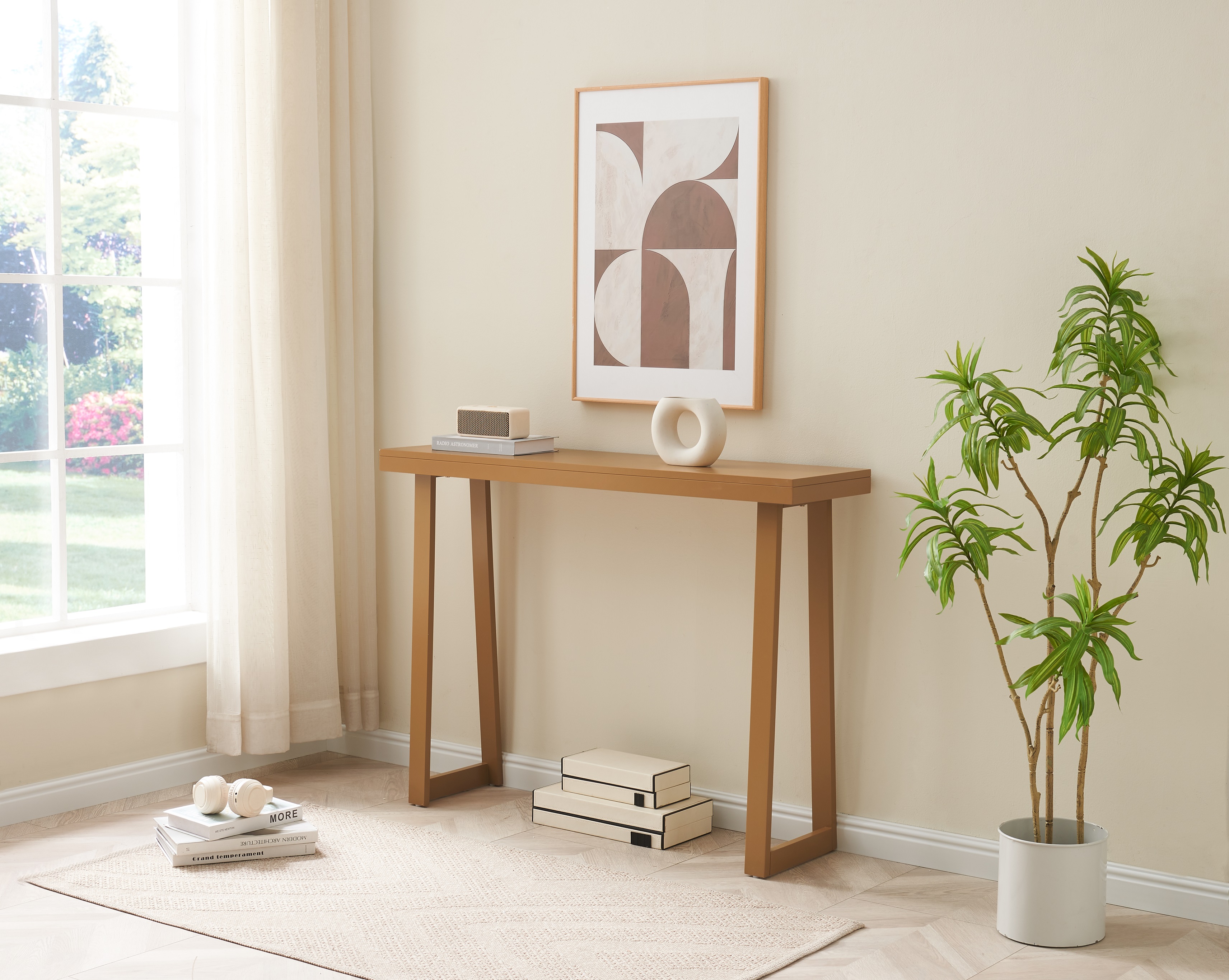 Claude Console Table (Honey Mustard)