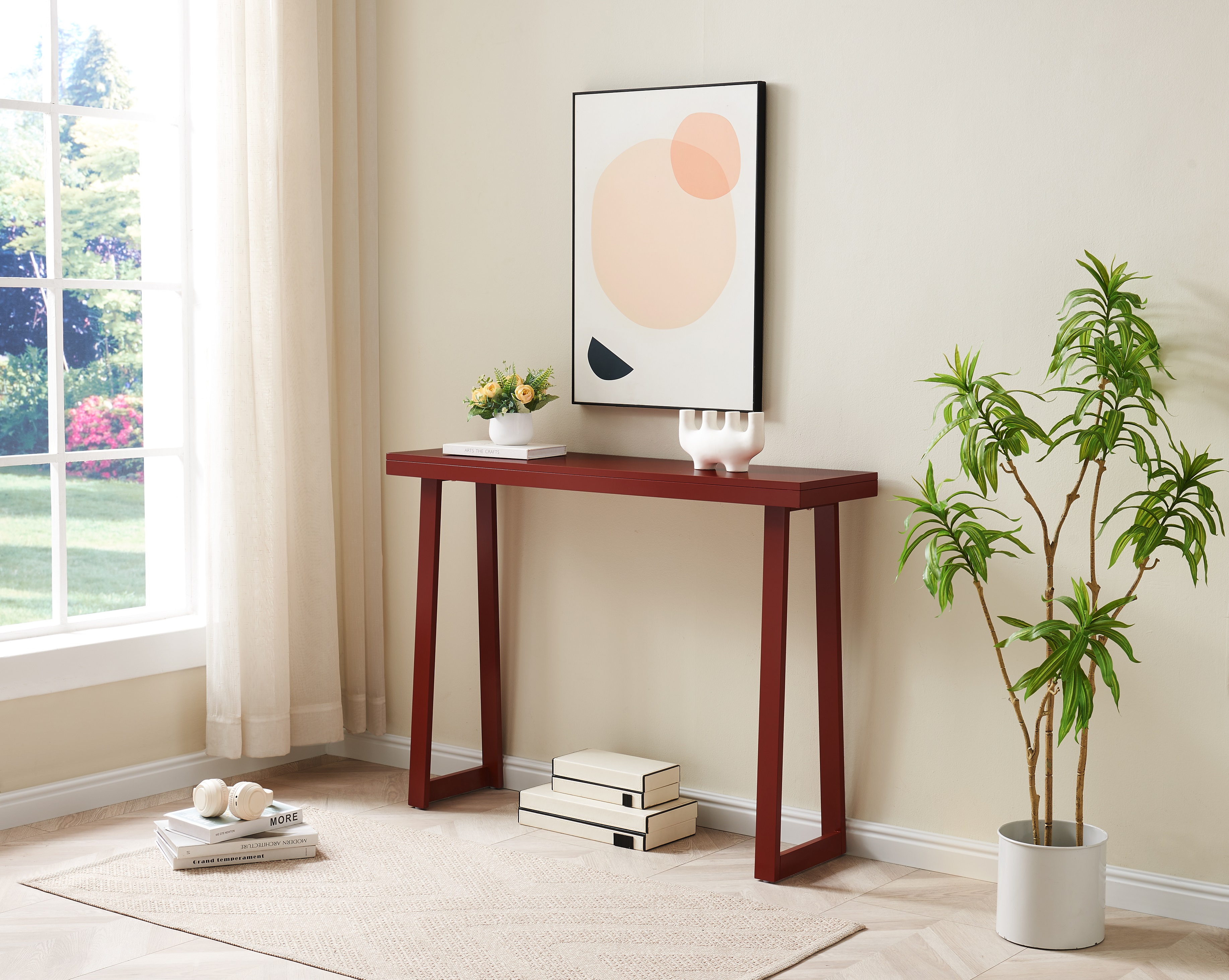 Claude Console Table (Red)