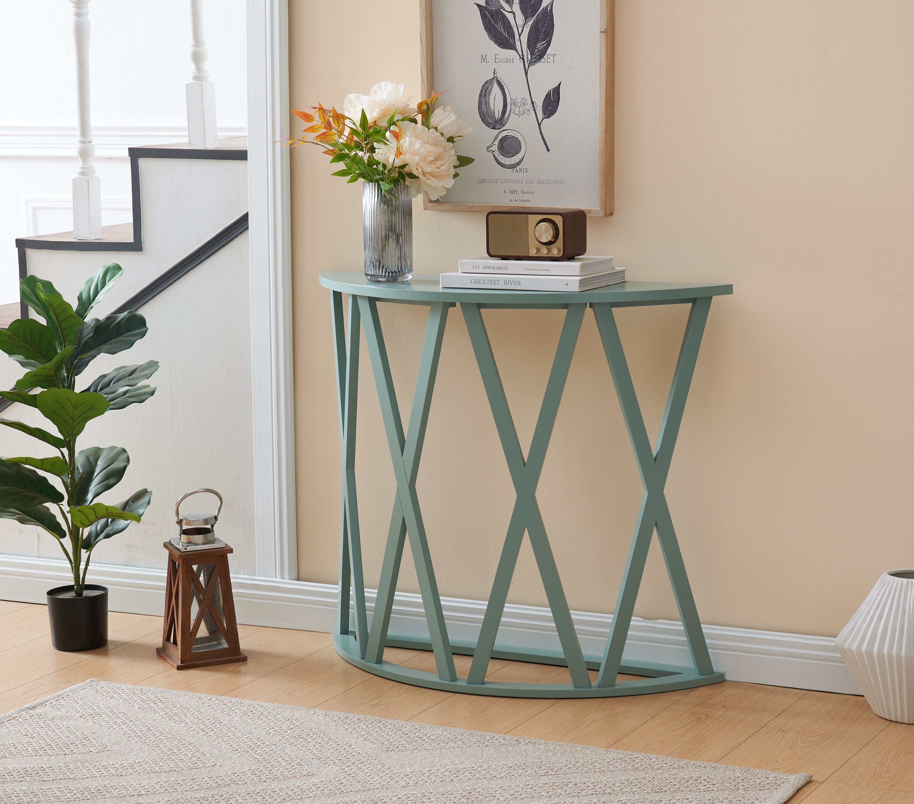 Vienna Side Table (Ice Blue)