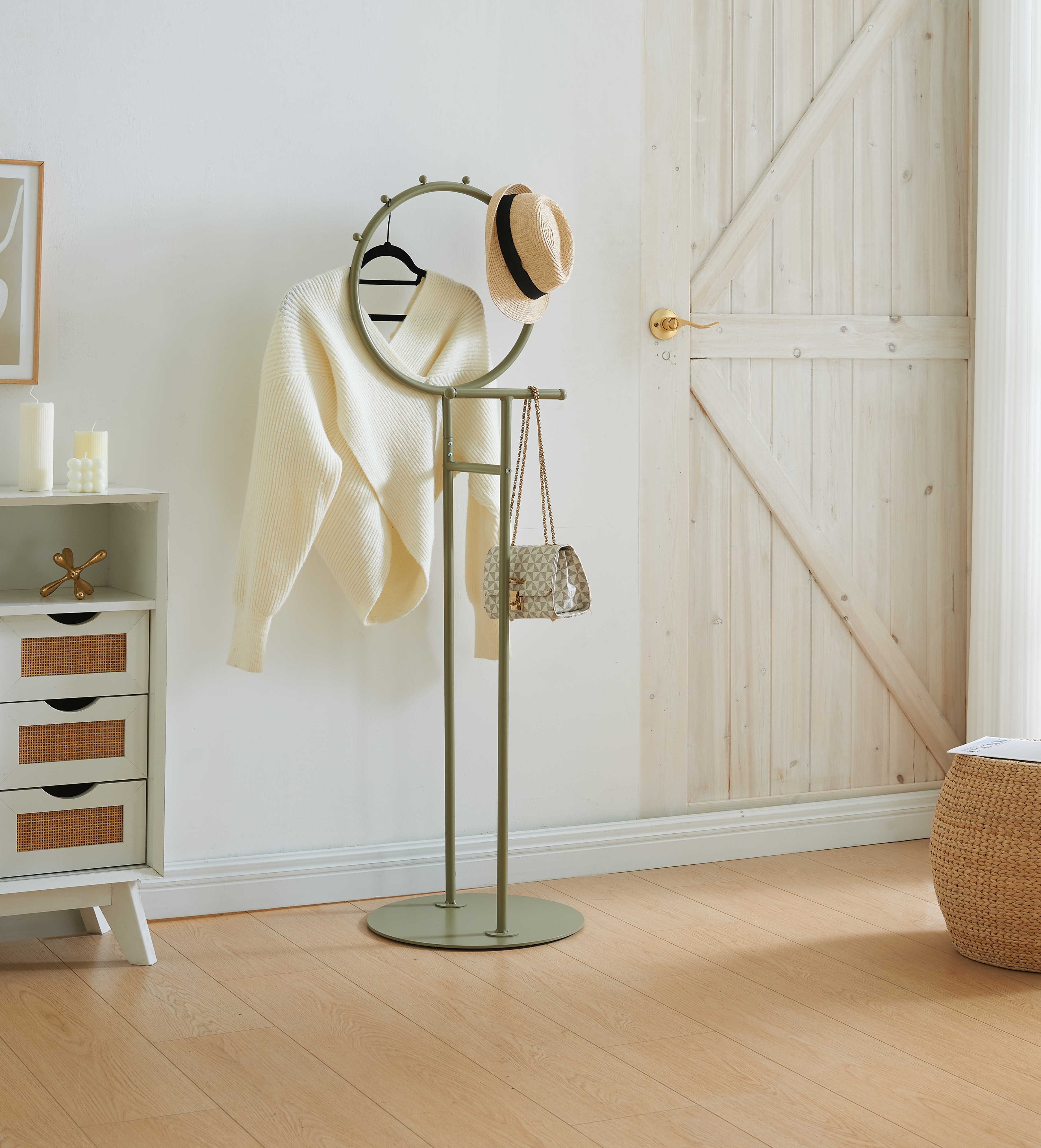 Cheska Valet Stand (Lemon Pepper)